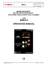 Preview for 1 page of MICROENER MM30-D Operation Manual