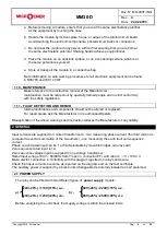 Preview for 4 page of MICROENER MM30-D Operation Manual