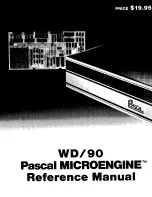 Microengine WD/90 Pascal Reference Manual preview