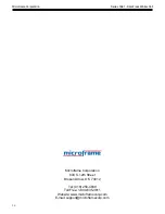 Preview for 13 page of Microframe Corporation 3061 Series Operating Manual