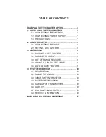 Preview for 4 page of Microframe Corporation 3400 Series Operating Manual