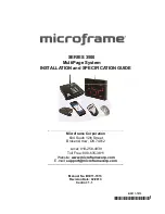Microframe Corporation 3500 series Installation Manual preview
