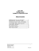 Preview for 3 page of Microframe Corporation 3500 series Installation Manual