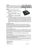 Preview for 6 page of Microframe Corporation 3500 series Installation Manual