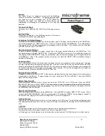 Preview for 11 page of Microframe Corporation 3500 series Installation Manual