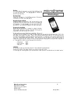 Preview for 13 page of Microframe Corporation 3500 series Installation Manual