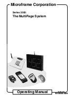 Microframe Corporation 3500 series Operating Manual preview