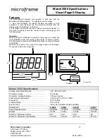 Preview for 13 page of Microframe Corporation MultiPage B3011 Installation And Specification Manual