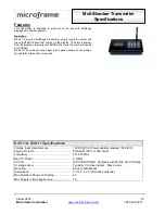 Preview for 18 page of Microframe Corporation Visual-Pager 3430 Manual