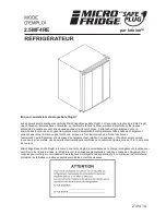 Предварительный просмотр 10 страницы MicroFridge 2.5MF4RE Instruction Manual