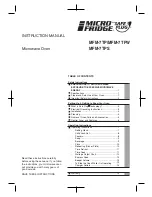 MicroFridge 4.8LMF4R Instruction Manual preview