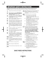 Preview for 3 page of MicroFridge 4.8LMF4R Instruction Manual