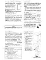 Предварительный просмотр 2 страницы MicroFridge 5.6MFR Instruction Manual