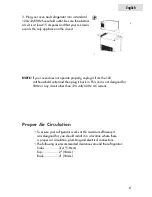 Предварительный просмотр 7 страницы MicroFridge MHR-2.7E User Manual