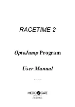 Microgate RACETIME 2 User Manual preview