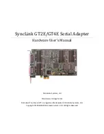 Microgate SyncLink GT2E Hardware User Manual preview