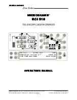 microguard RCI 510 Operator'S Manual preview