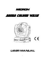 Microh ARENA COLOUR WASH User Manual preview