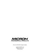 Preview for 12 page of Microh LEDBARQX 185 User Manual