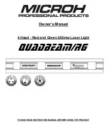 Microh QUADBEAM Owner'S Manual preview