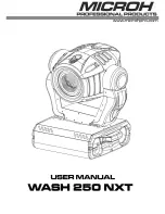 Preview for 1 page of Microh Wash 250 NXT User Manual