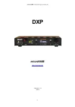 microHAM DXP Manual предпросмотр