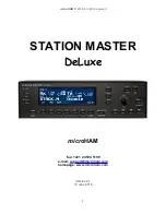 Предварительный просмотр 1 страницы microHAM STATION MASTER DeLuxe Manual