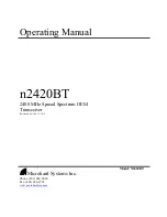 Microhard Systems n2420BT Operating Manual preview