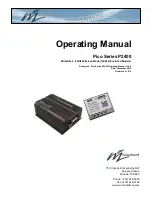 Preview for 1 page of Microhard Systems Pico P2400 series Operating Manual