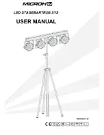 Предварительный просмотр 1 страницы MicrohDJ LED STAGEBARTRI38 SYS User Manual