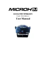 Preview for 1 page of MicrohDJ MINI-NEBULA User Manual