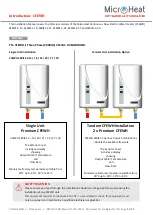 Preview for 3 page of MicroHeat CFEWH 2-15 Installation & Operation Manual