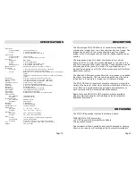 Preview for 3 page of MicroImage Video Systems PXD510E Operation Manual