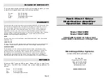 Preview for 1 page of MicroImage Video Systems VDA124RM Operation Manual