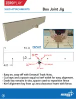 Preview for 22 page of microjig ZEROPLAY Manual