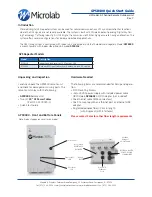 Preview for 2 page of Microlab GPSR400 Quick Start Manual