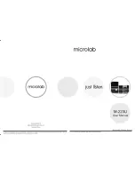 Microlab M-223U User Manual предпросмотр