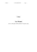 Microlab T-9701 User Manual предпросмотр