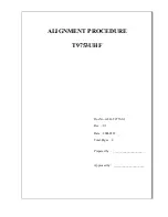 Microlab T9753UHF Alignment Procedure preview