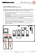 Preview for 4 page of Microlectra SABRE Series Quick Start Manual