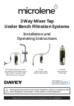Microlene DAVEY HF1M Installation And Operating Instructions Manual preview