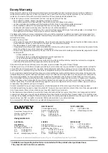 Preview for 28 page of Microlene UV151 Installation And Operating Instructions Manual