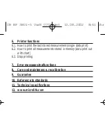 Preview for 5 page of Microlife 3BU1-5 Instruction Manual