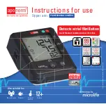 Microlife Aponorm Professional Control Instructions For Use Manual предпросмотр