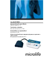 Предварительный просмотр 2 страницы Microlife BP 2BHO Instruction Manual