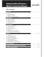 Предварительный просмотр 2 страницы Microlife BP 3AD1-A Instruction Manual