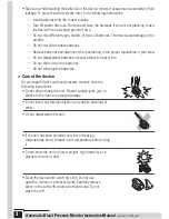 Предварительный просмотр 5 страницы Microlife BP 3AD1-A Instruction Manual