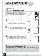 Предварительный просмотр 11 страницы Microlife BP 3AD1-A Instruction Manual