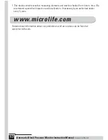 Предварительный просмотр 19 страницы Microlife BP 3AD1-A Instruction Manual