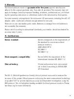 Предварительный просмотр 24 страницы Microlife BP3GT1-6X Instruction Manual